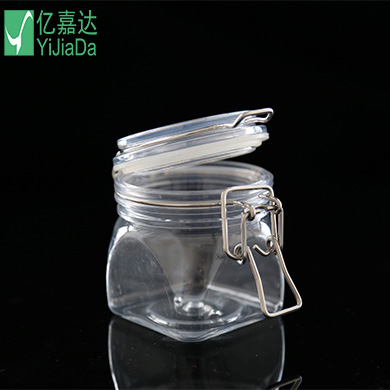 YD-J-004-250ml-square storage jar-
