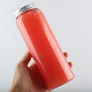 Clear juice bottle2