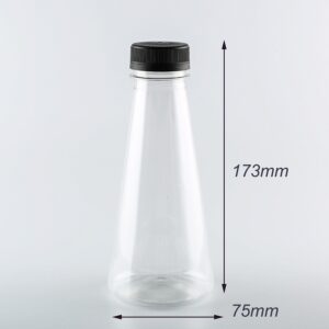 Plastic bottle with lid for juicing350-1