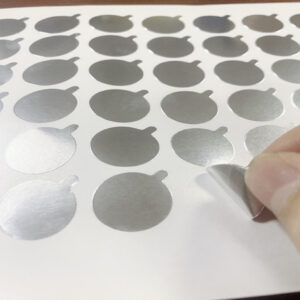 2cm aluminum foil seal stickers