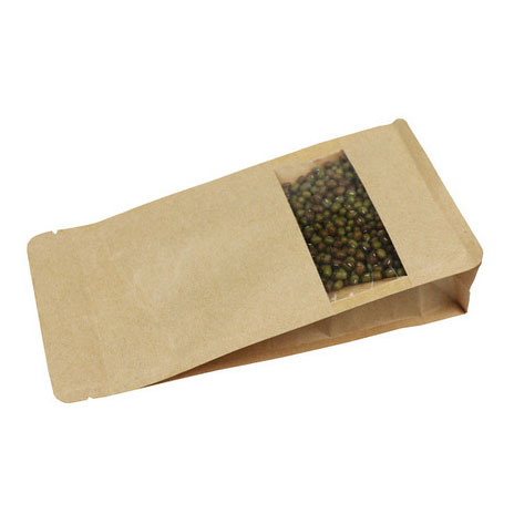 YJ-KB-042-brown kraft paper packaging bag