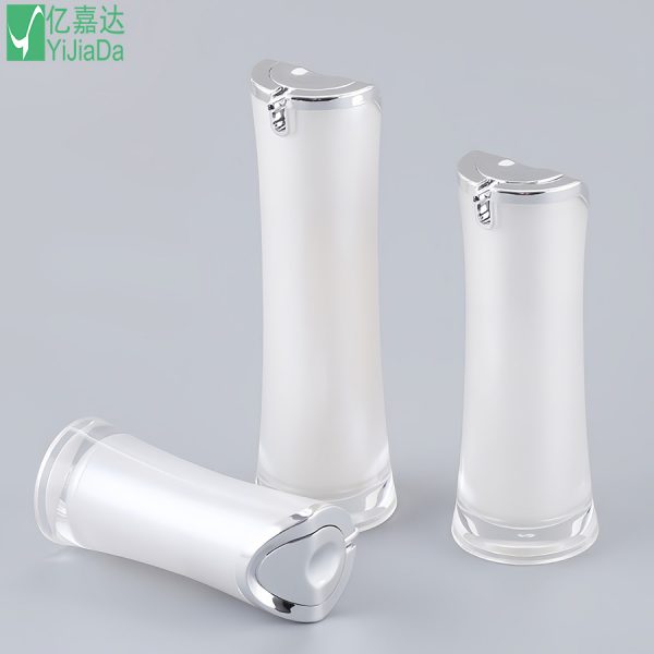 YD-AR-002-round acrylic airless pump bottle-